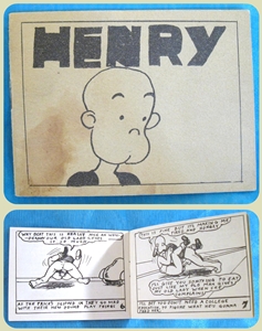 Image for Henry - Carl Thomas Anderson’s Comic Strip Character Miniature 8-page Adult Risque Cartoon Booklet Vintage ca 1930s <b><span style='color:red'>*****FIRST CLASS SHIPPING INCLUDED – DOMESTIC ORDERS ONLY!*****</span></b><span style='color:purple'>